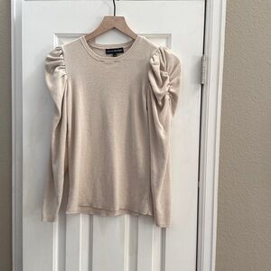 Catherine Malandrano Cap Sleeve Blouse
